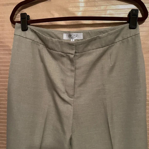 KASPER~TROUSER~TAUPE~ SIZE 8 TALL - Picture 3 of 6